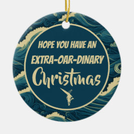 Personlig Jul rowing roligt Ornament