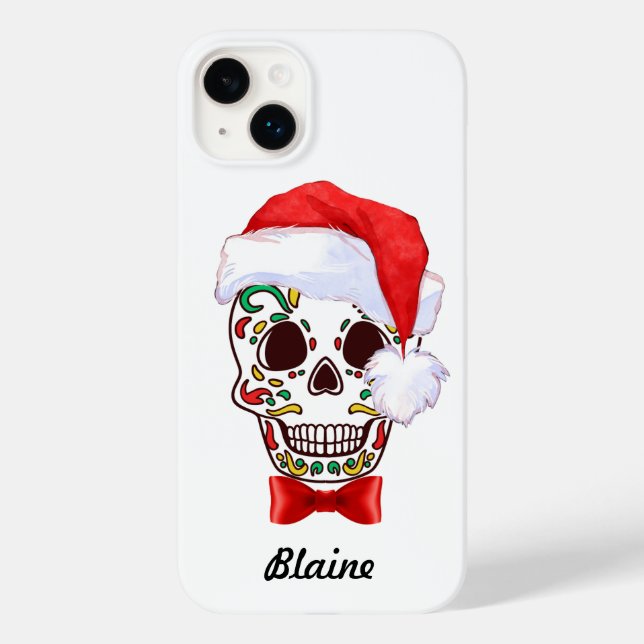 Personlig jul Santa Socker Skalle (Baksida)
