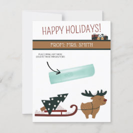 Personlig jul, småskalig gåva, gåvkort inbjudningar