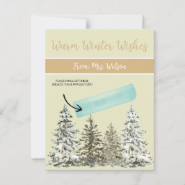 Personlig jul, småskalig gåva, gåvkort inbjudningar