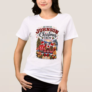Personlig jul-T-shirt för familjen T Shirt