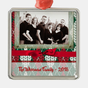Personlig Jul, Ugly Sweater PHOTO Ornament