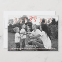 Personlig Julafton Card med sockor