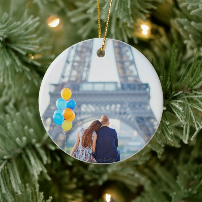 Personlig juldekoration för Paris Eiffeltorn (Träd)
