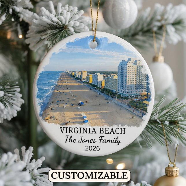 Personlig juldekoration för Virginia Beach, Virgin (Skapare uppladdad)