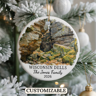 Personlig juldekoration för Wisconsin Dells, Wisco
