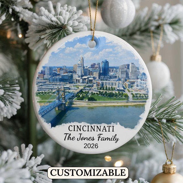 Personlig juldekoration från Cincinnati, specialde (Skapare uppladdad)