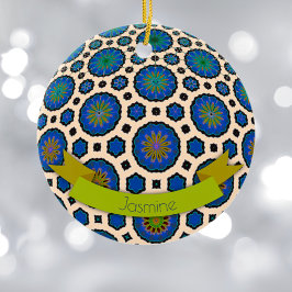 Personlig Juldekoration, modern färgstark Julgransprydnad Keramik