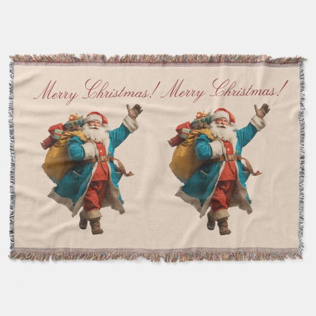 Personlig juldesign med vintage-julfarbror filt (Framsidan)