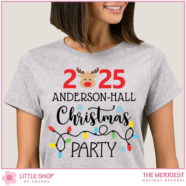 Personlig julfest för familjen t shirt (Skapare uppladdad)
