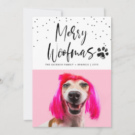 Personlig julfirande med husdjursfoto 2 julkort