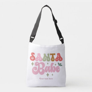 Personlig julfirande Santa Babe Retro julfirande Axelväska