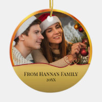 Personlig julfoto "God Jul" med julkrubba