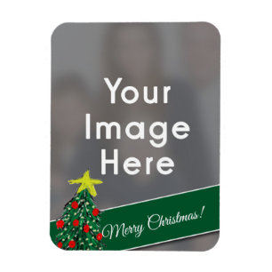 Personlig Julfoto Magnet