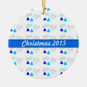 Personlig - Julfoto - Ornament-mall Julgransprydnad Keramik