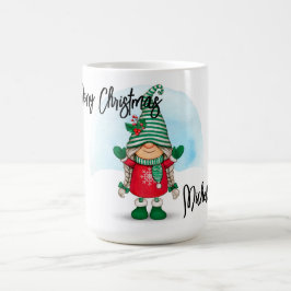 Personlig julgnom kaffemugg