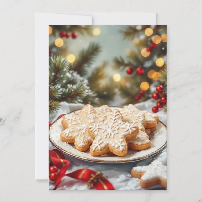 Personlig julgodisbytesinbjudan inbjudningar (Framsida)