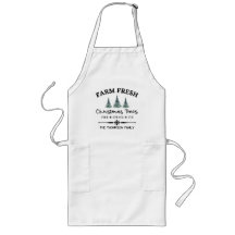 Personlig Julgran Farm Long Apron