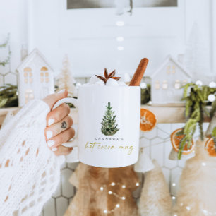Personlig Julgran Hett Kakao Kaffemugg