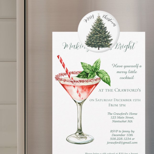 Personlig julgran  magnet (Christmas Tree Magnet)