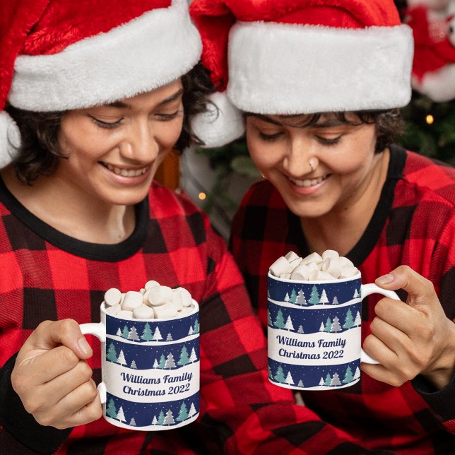 Personlig Julgranar Cute Winter Kaffemugg (Skapare uppladdad)