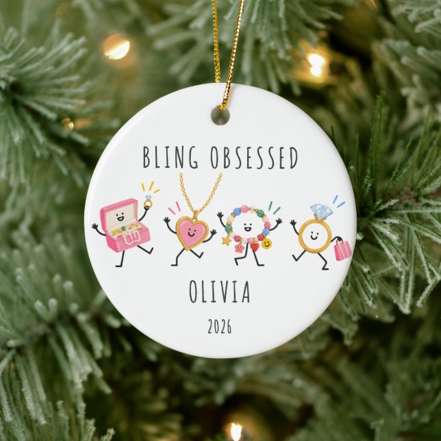 Personlig julgranskula för blingälskare (Träd)