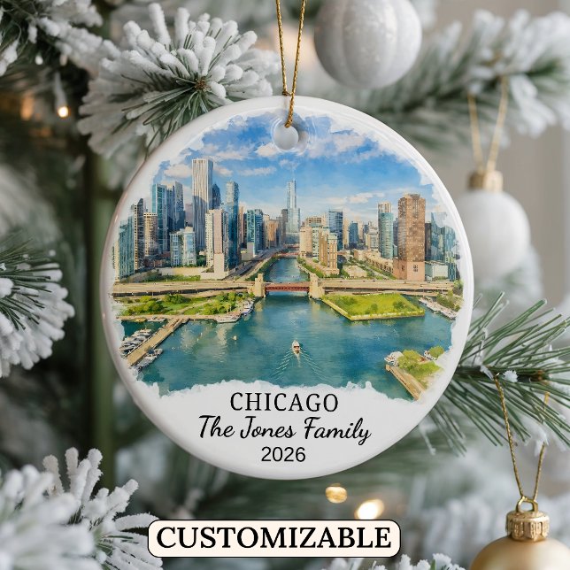 Personlig julgranskula från Chicago, Anpassad Illi (Skapare uppladdad)