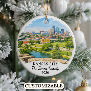 Personlig julgranskula från Kansas City, Anpassad