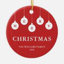 Personlig julgransprydnad med familjefoto