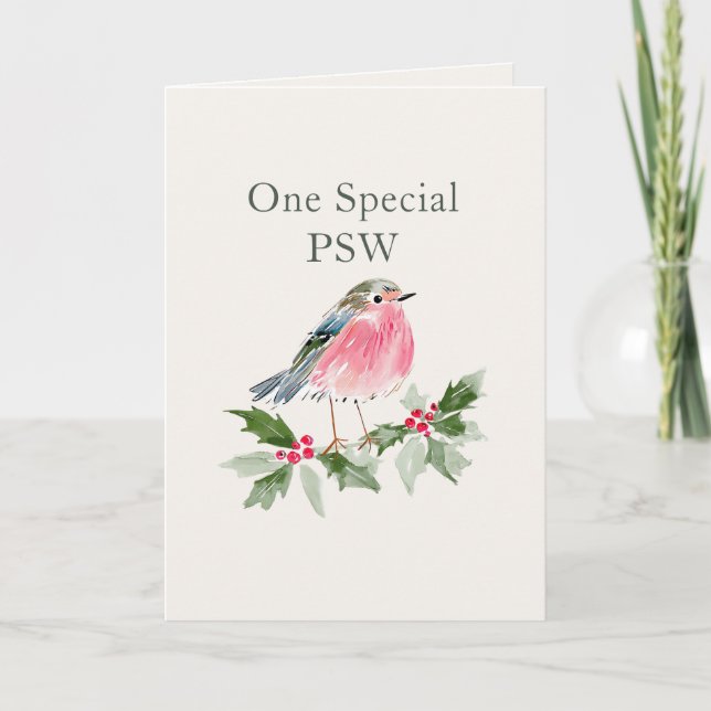 Personlig julhälsning till PSW  Kort (Framsida)