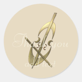 Personlig Julhelg Vibe Runt Klistermärke