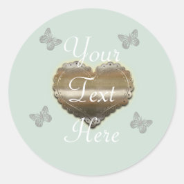 Personlig Julhelg Vibe Runt Klistermärke