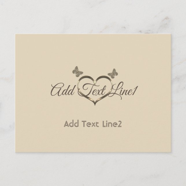 Personlig Julhelg Vibe Vykort (Framsida)