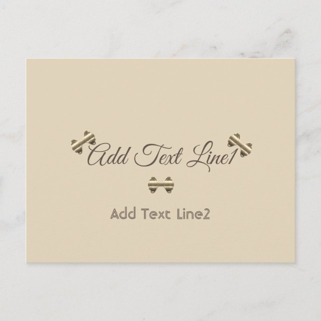 Personlig Julhelg Vibe Vykort (Framsida)