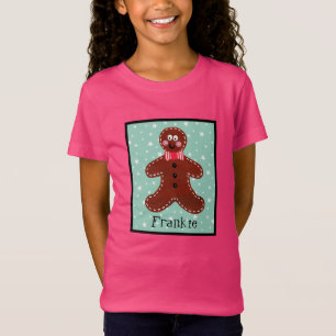 Personlig Juli Pepparkaksgubbe T Shirt