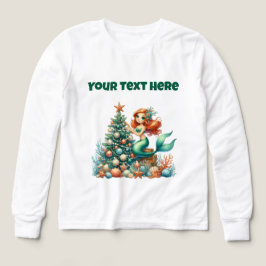 Personlig Juli Sjöjungfru Kids T Shirt