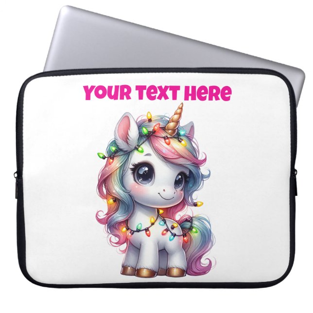 Personlig Juli - Unicorn Bag 15 tum Laptop Fodral (Framsidan)