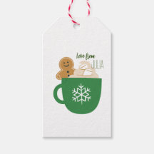 Personlig Julkaffe Cute Julafton Namn Gift