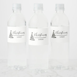 Personlig julklapp Anpassad modern t-shirt Vattenflaskor Etikett
