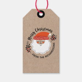 Personlig julklapp från Tomtefar Presentetikett