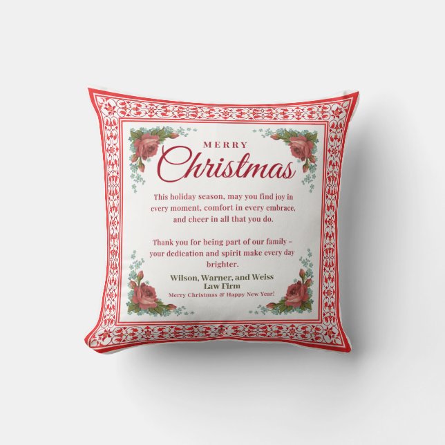 Personlig julklapp kudde (Framsida)