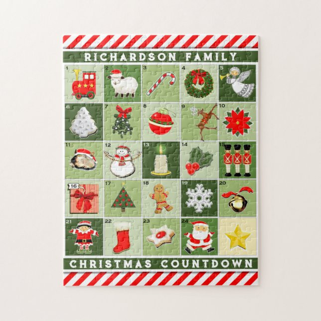Personlig julklapp pussel (Vertikal)