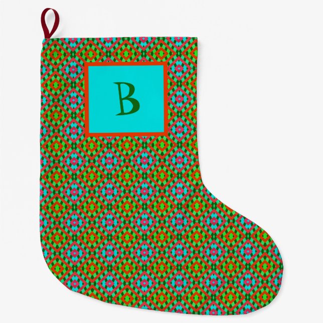 Personlig julklapp stor julstrumpa (Framsidan)