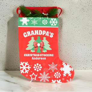 Personlig julklapp till farfar stor julstrumpa
