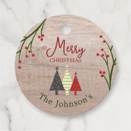 Personlig julklappsetikett gåvor etiketter
