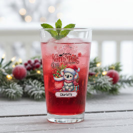 Personlig julkoalapresent med namn glaskopp
