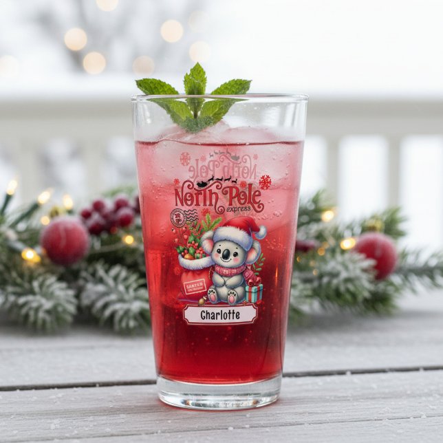 Personlig julkoalapresent med namn glaskopp (Skapare uppladdad)