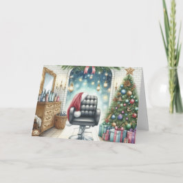 Personlig Julkort för Hair Stylist Helgkort