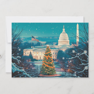 Personlig julkort i Washington DC