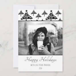 Personlig julkort med eget foto för julfirande